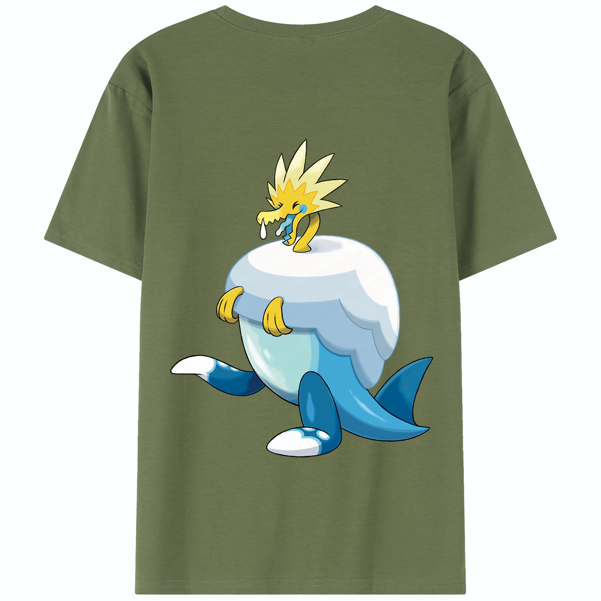 （画像用） ポケットモンスター Pokémon 綿100％半袖Tシャツ（背面プリント）